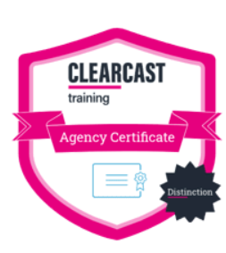 Clearcast Agency Certificate with Distinction awarded to Laurence Bray