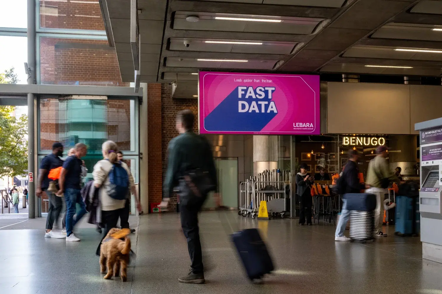 Lebara Great Signal Fast Data outdoor campaign in London, placement 15